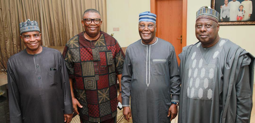 Sitting with His Excellency Atiku Abubakar  GCON